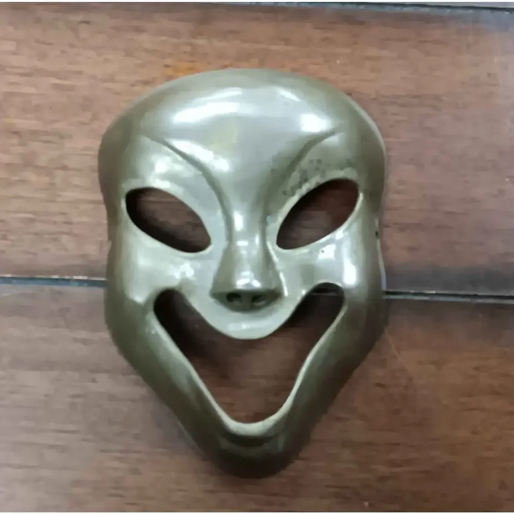 Brass Theater Drama Comedy &Tragedy Mask Wall Decor